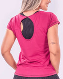 BLUSA ACAD. MANGA ELAST. DETALHE BRANCO