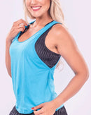 CAMISETA FITNESS COSTA CAVADA AZUL MARINHO