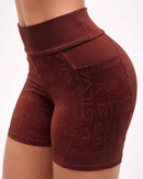 SHORT ACAD.SILVA C/ BOLSO AMENDOA