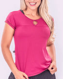 BLUSA ACAD. MANGA ELAST. DETALHE BRANCO